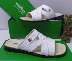 White Designer Mister Slippers