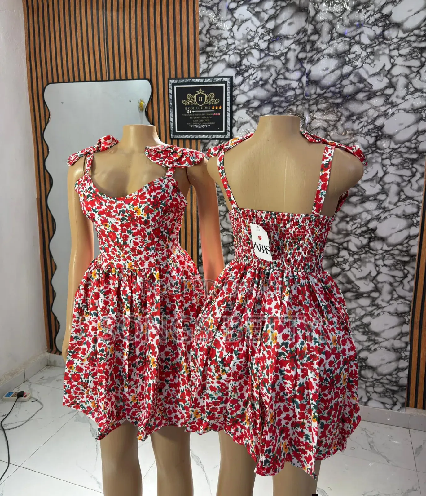 Short Floral Dress