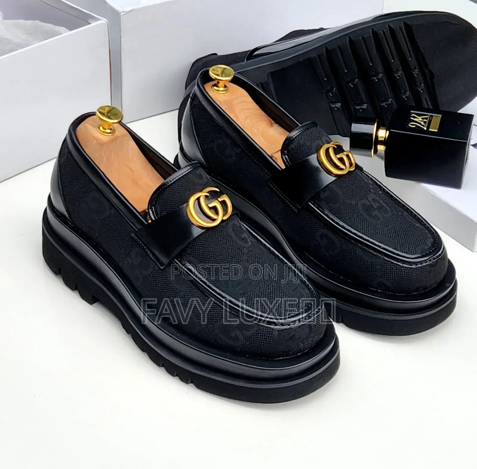 Gucci Monogram Loafers