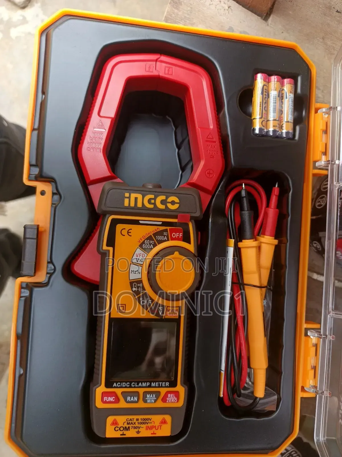 Ingco Ac/Dc 1000a Digital Clamp Meter,
