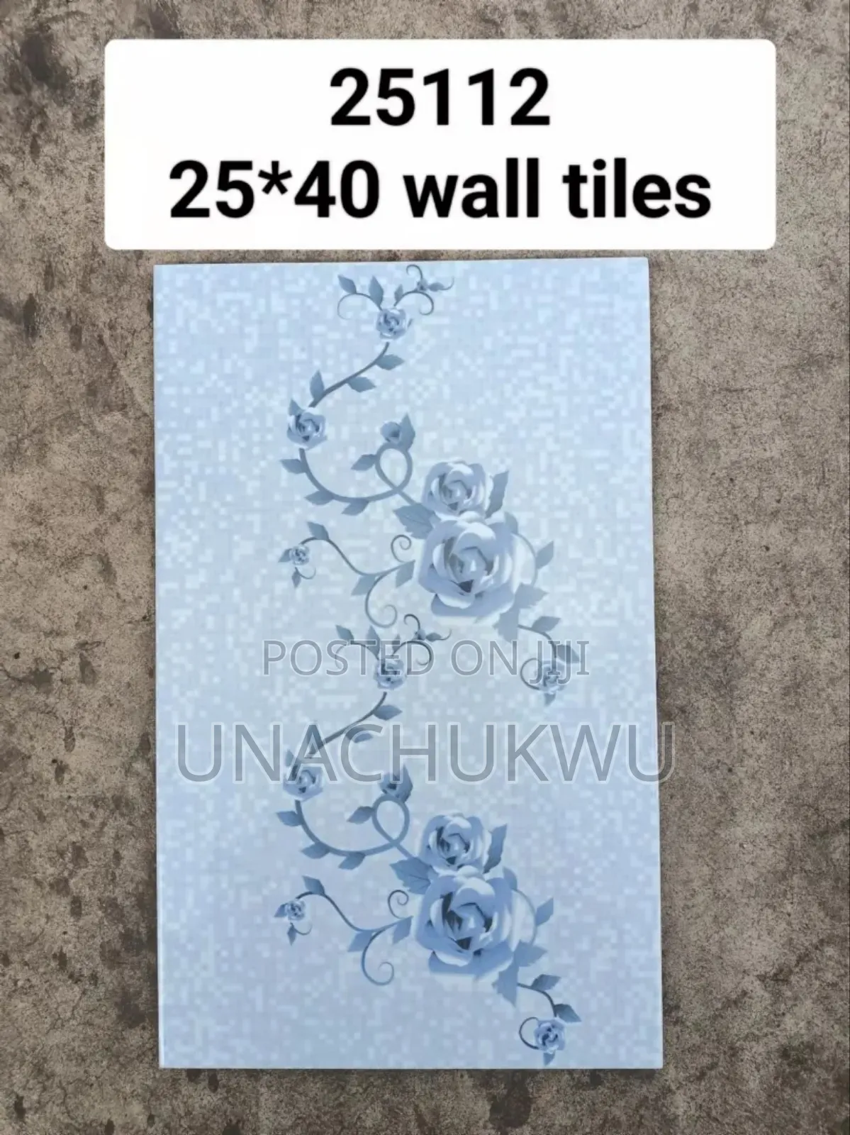 25/40 White Wall Pattern