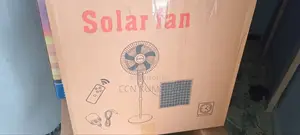 Solar Rechargeable Fan With Panel Bolbs and Remote Control