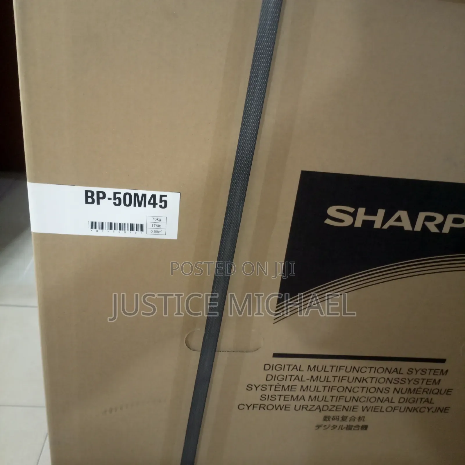 Sharp Bp-50m45 Digital Multifunctional System 45 PPM Mono W/Network