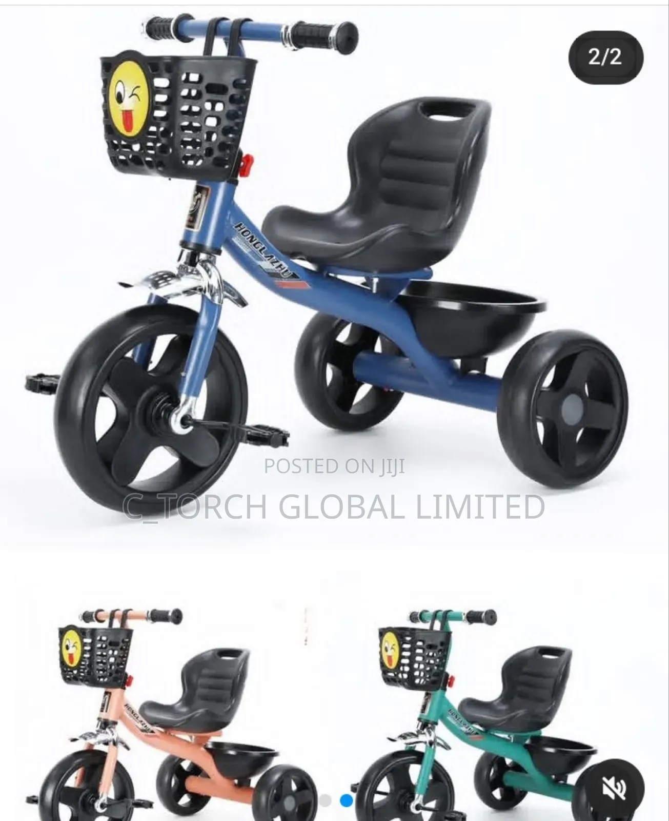 Green Smiley Tricycles
