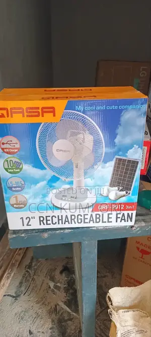 Gasa 12 Inche Rechargeable Fan