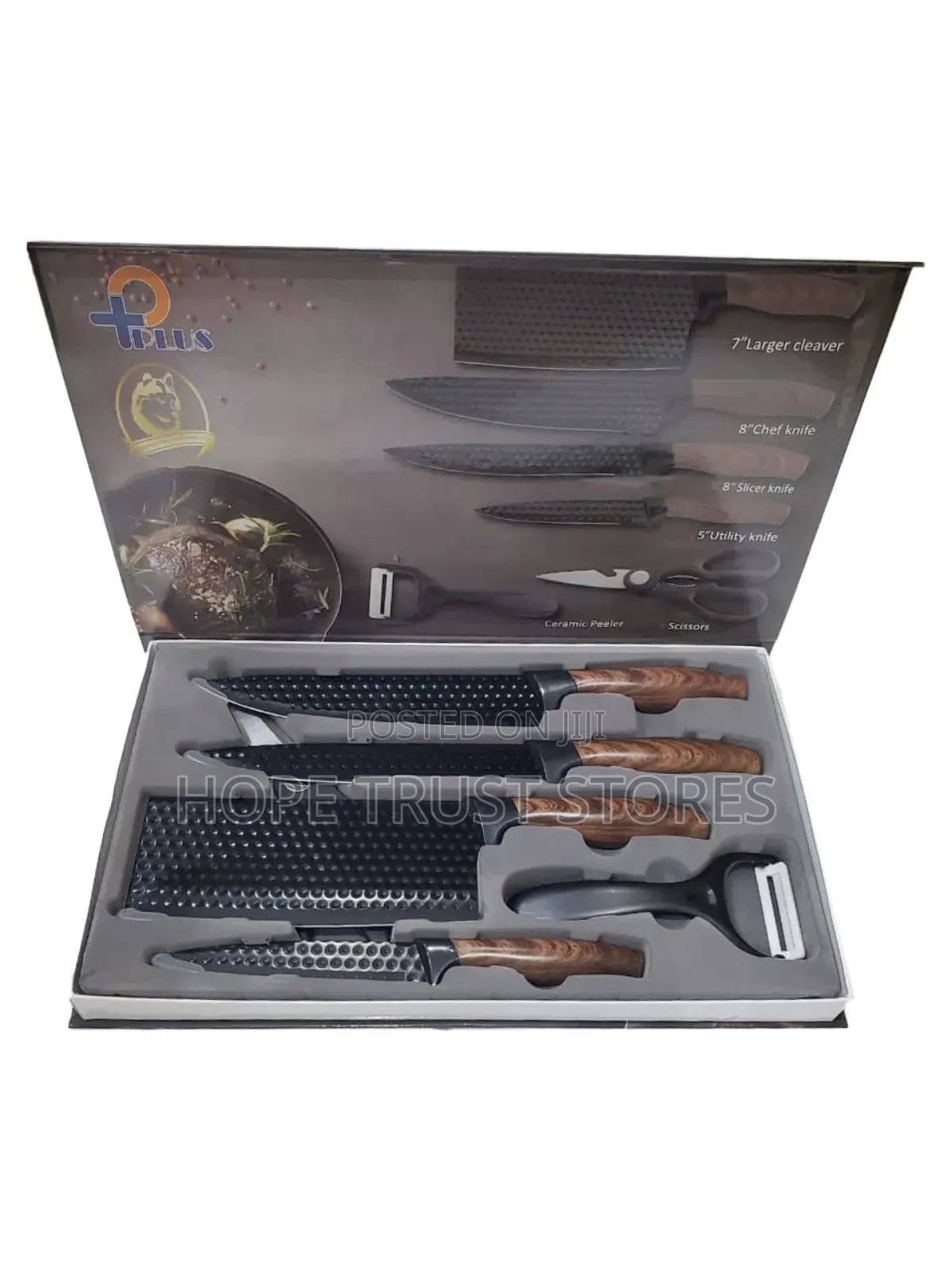 5pcs of Plus Knife Set