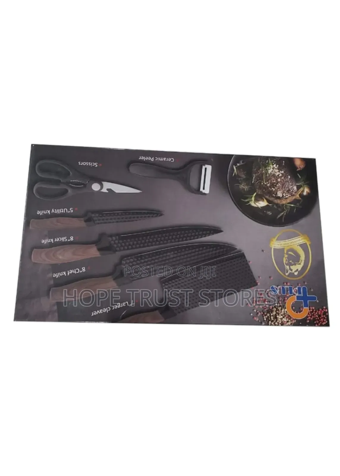 5pcs of Plus Knife Set