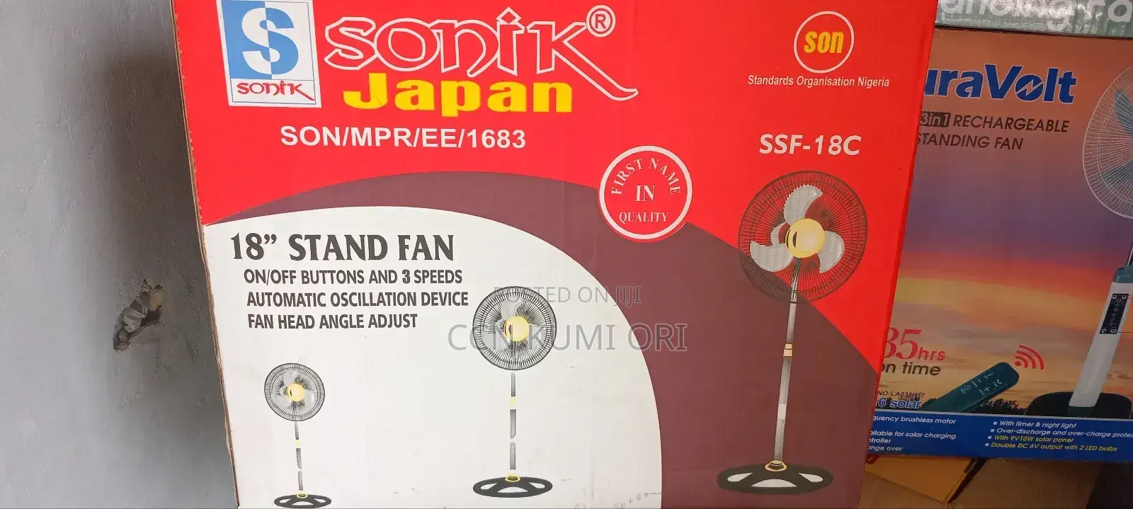 Sonic Japan 18 Inche Standing Fan.