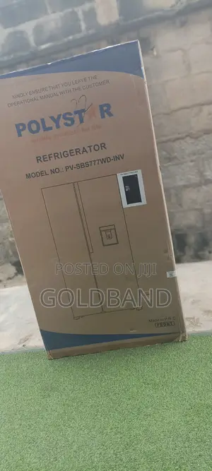 Polystar 620l SBS Inverter Fridge – Water Dispenser