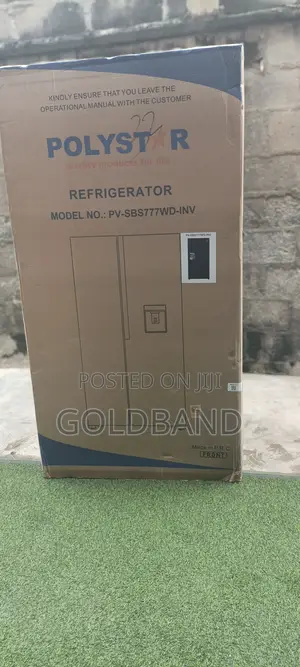Polystar Side by Side 620l Inverter Fridge