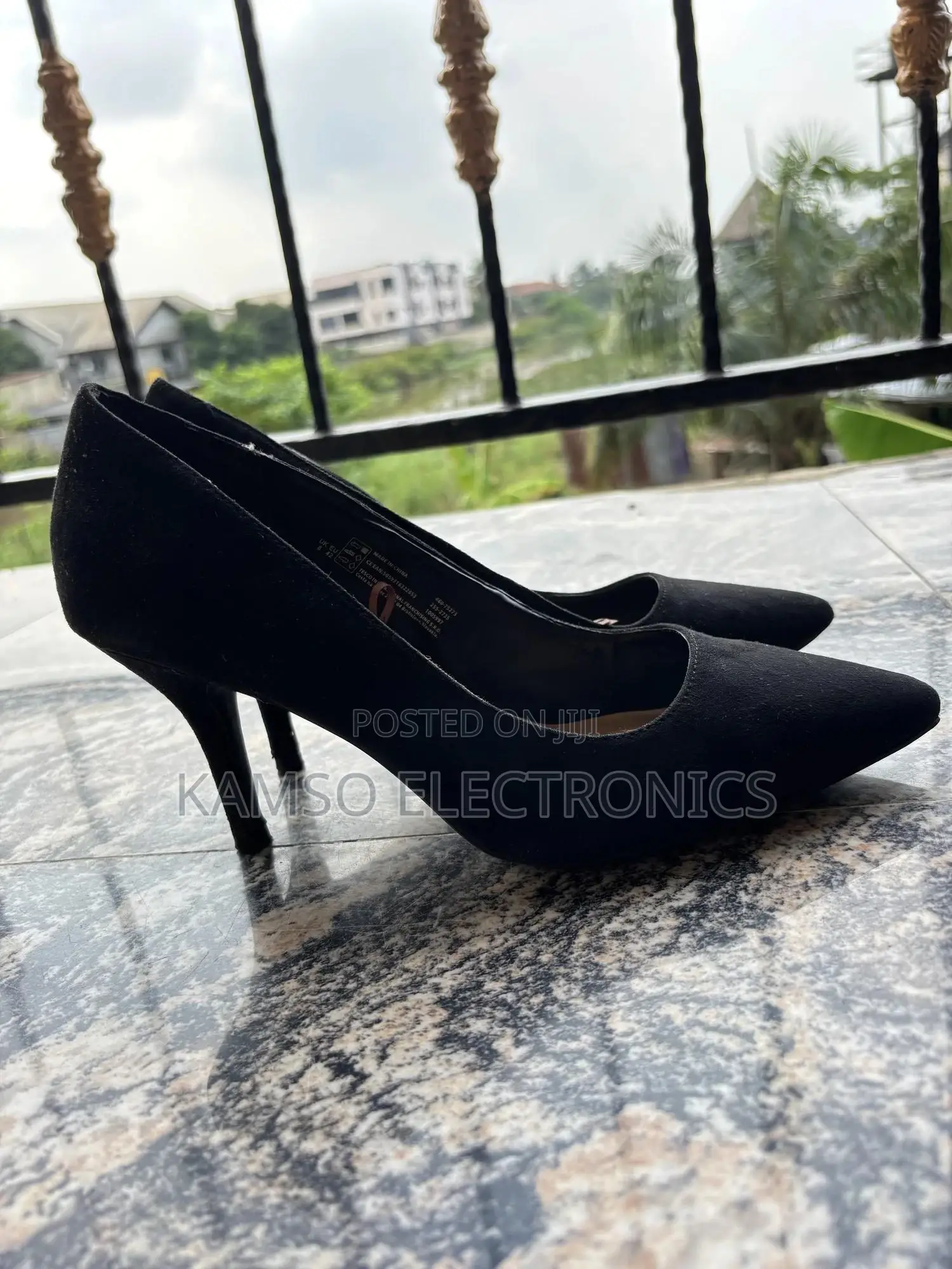 Classic Pointed-Toe Stiletto Pumps, Slip-on Style