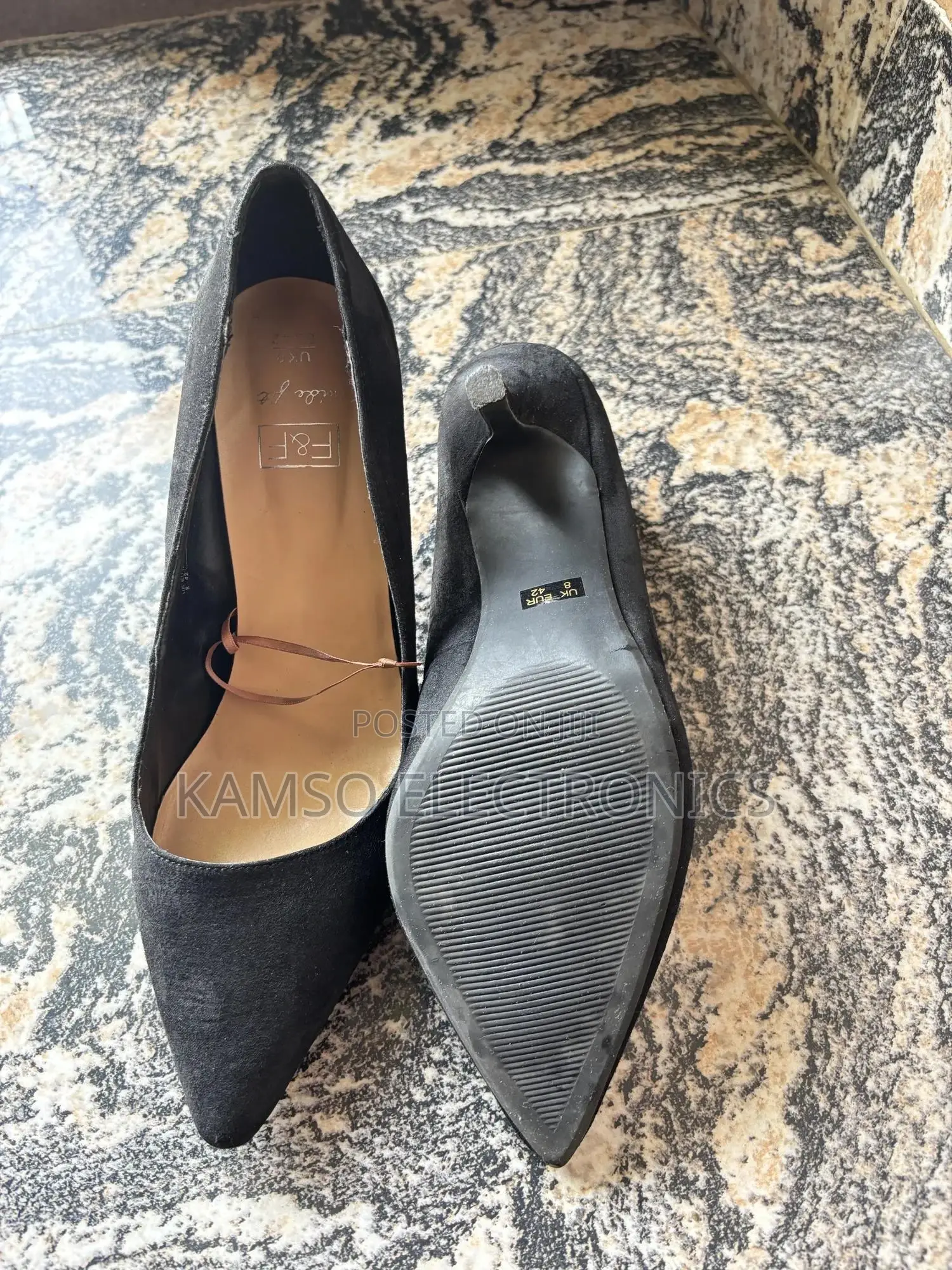 Classic Pointed-Toe Stiletto Pumps, Slip-on Style