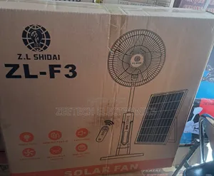 Z.L Shidai Zl-F3 Solar Fan Rechargeable Fan
