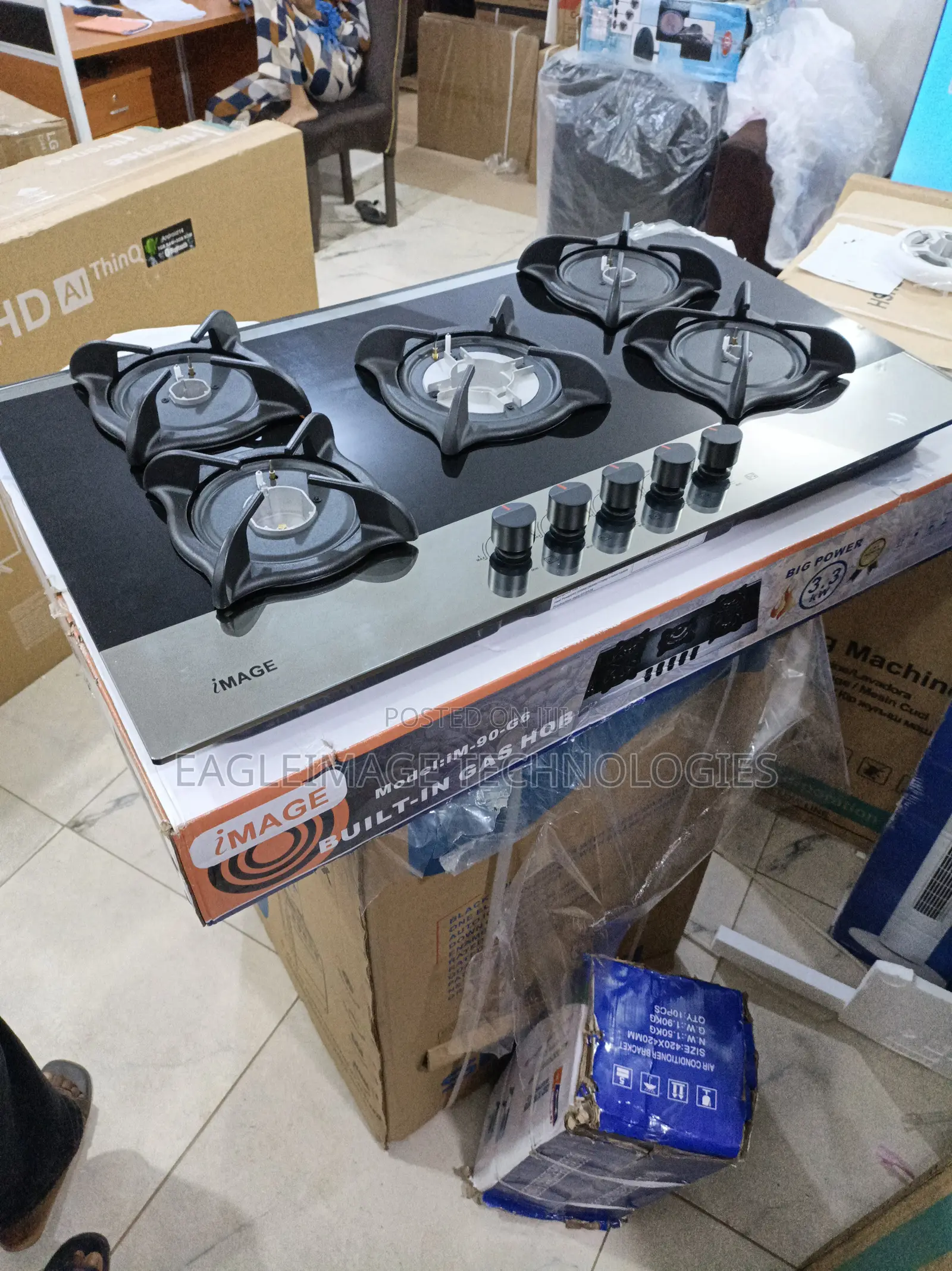 90cm Built-in Gas Cooker Hob by Image