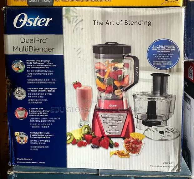 Oster Dualpro Multiblender 2 in 1 Blender and Food Processor Combo