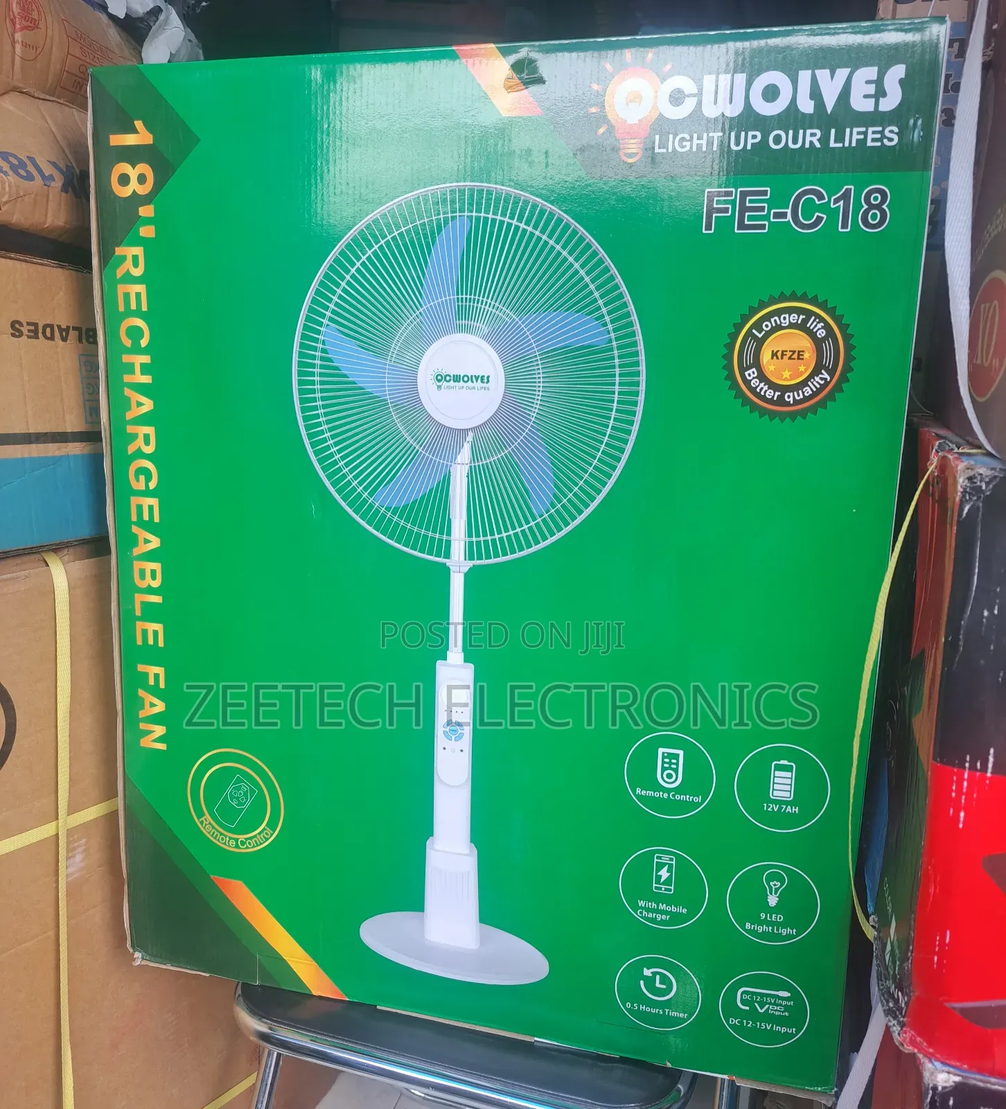 Cwolves 18" Rechargeable Standing