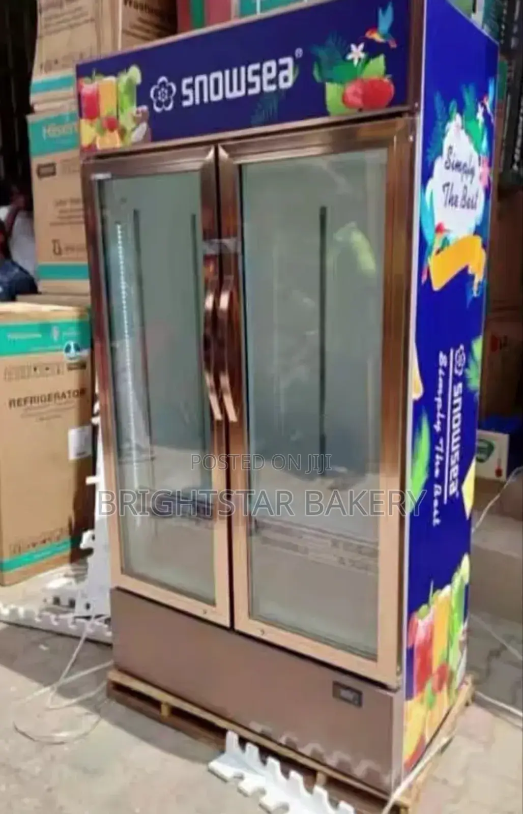 Double Door Display Chilar 700 Litters