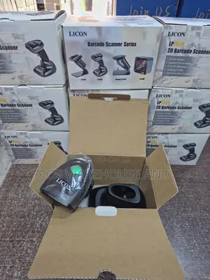 Licon Bluetooth Barcode Scanner With Charger Base