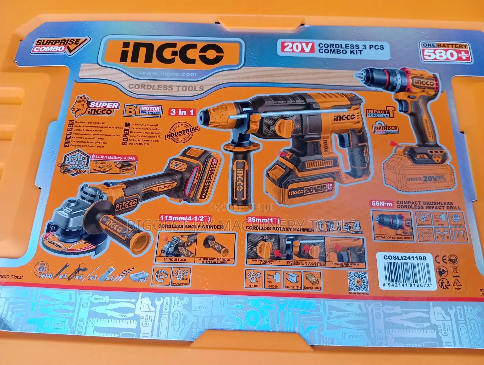 Ingco 3in1 Cordless Machine