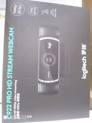 C922 Logitech Webcam With Tripod Stand