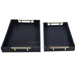 Quality 3in1 Bamboo Black Tray.