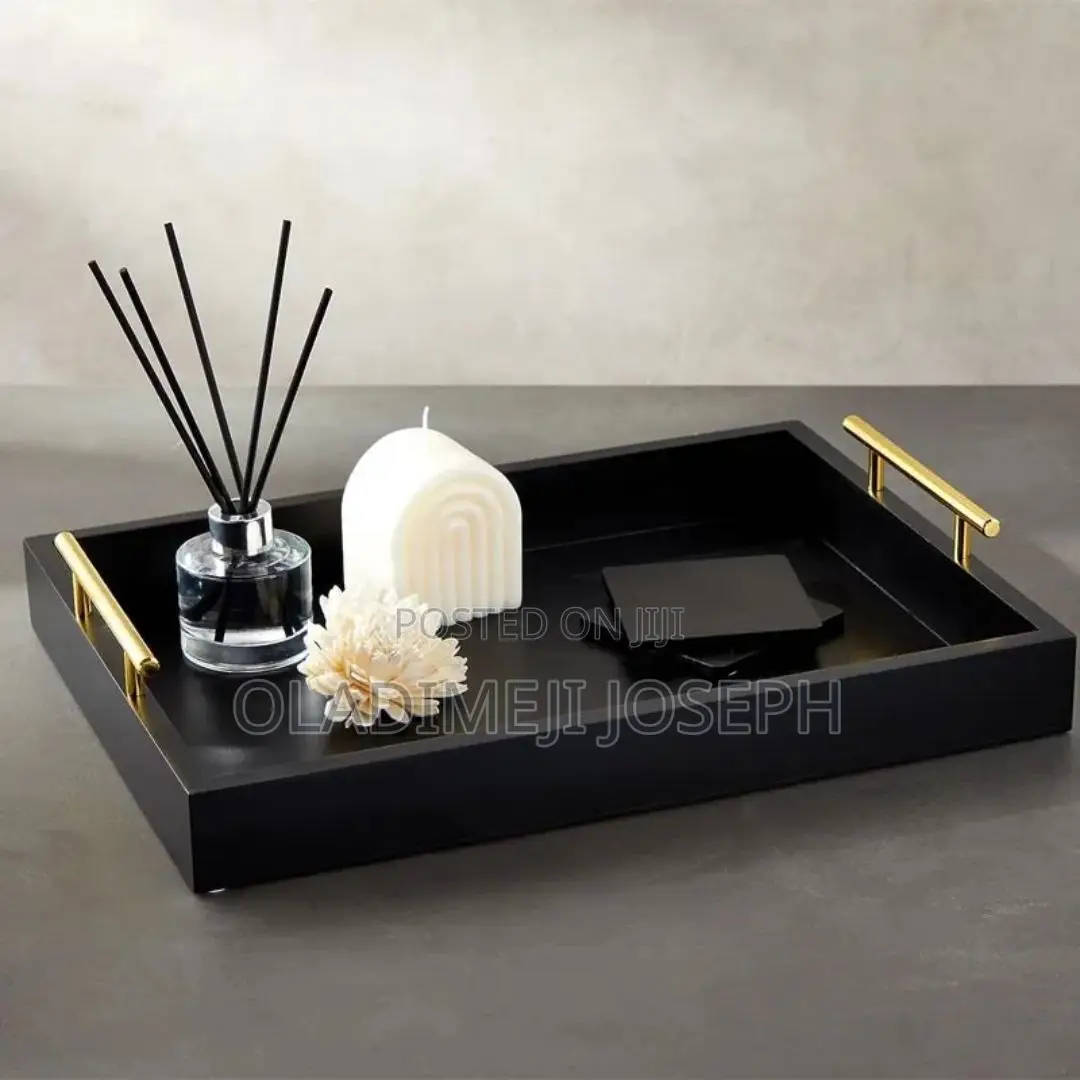 Quality 3in1 Bamboo Black Tray.
