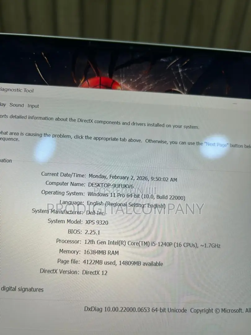 Laptop Dell XPS 13 9320 16GB Intel Core i5 SSD 512GB