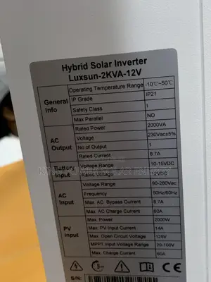 2kva Luxson Inverter