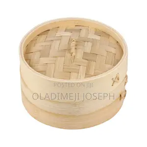 Bamboo Steamer Basket With Cover