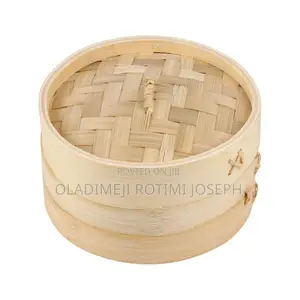 Bamboo Steamer Basket With Cover