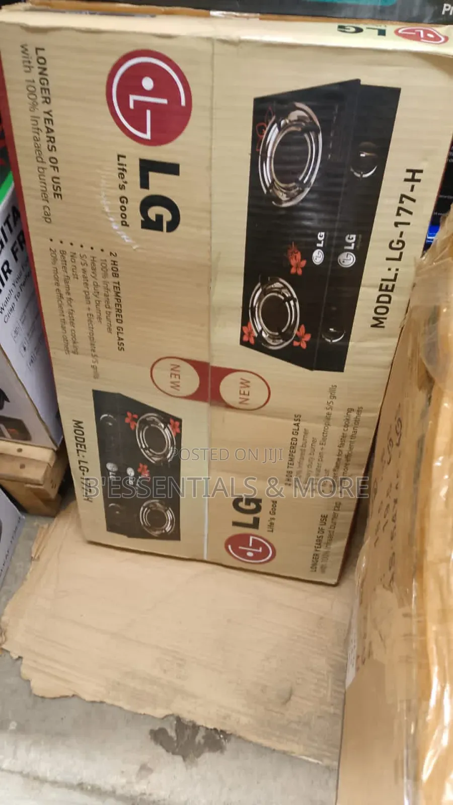 Lg Double Glass Gas Cooker