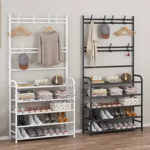 5 Layers Shoe Rack With Bag and Cap Hanger