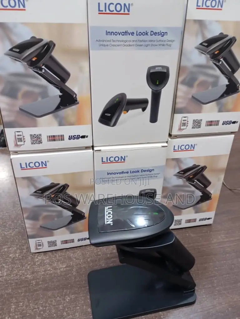 Licon Wireless Barcode Scanner With Stand