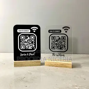 Safety Sign, Table Acrylic