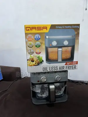 Qasa 6l Oilless Fryer Supporting Low Oil Food Choices [Qfy 660]