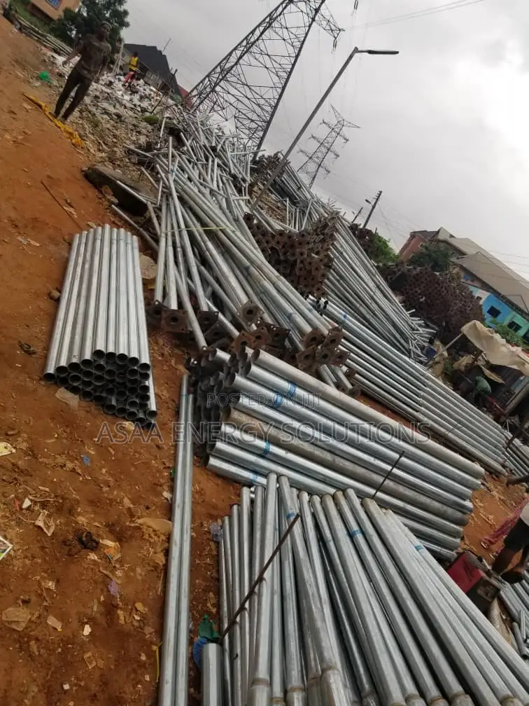 Solar Street Light Pole With Hanger