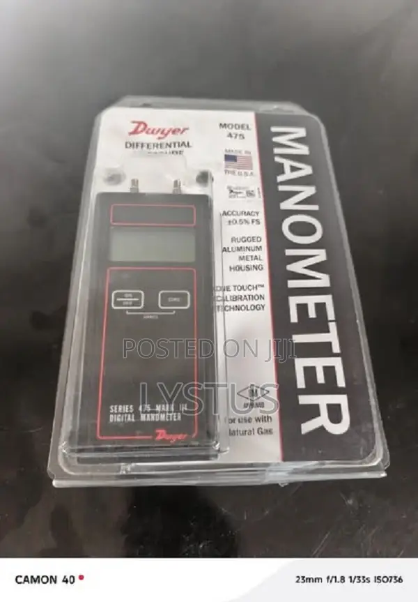 Differential Pressure Digital Manometer- Dwyer 475