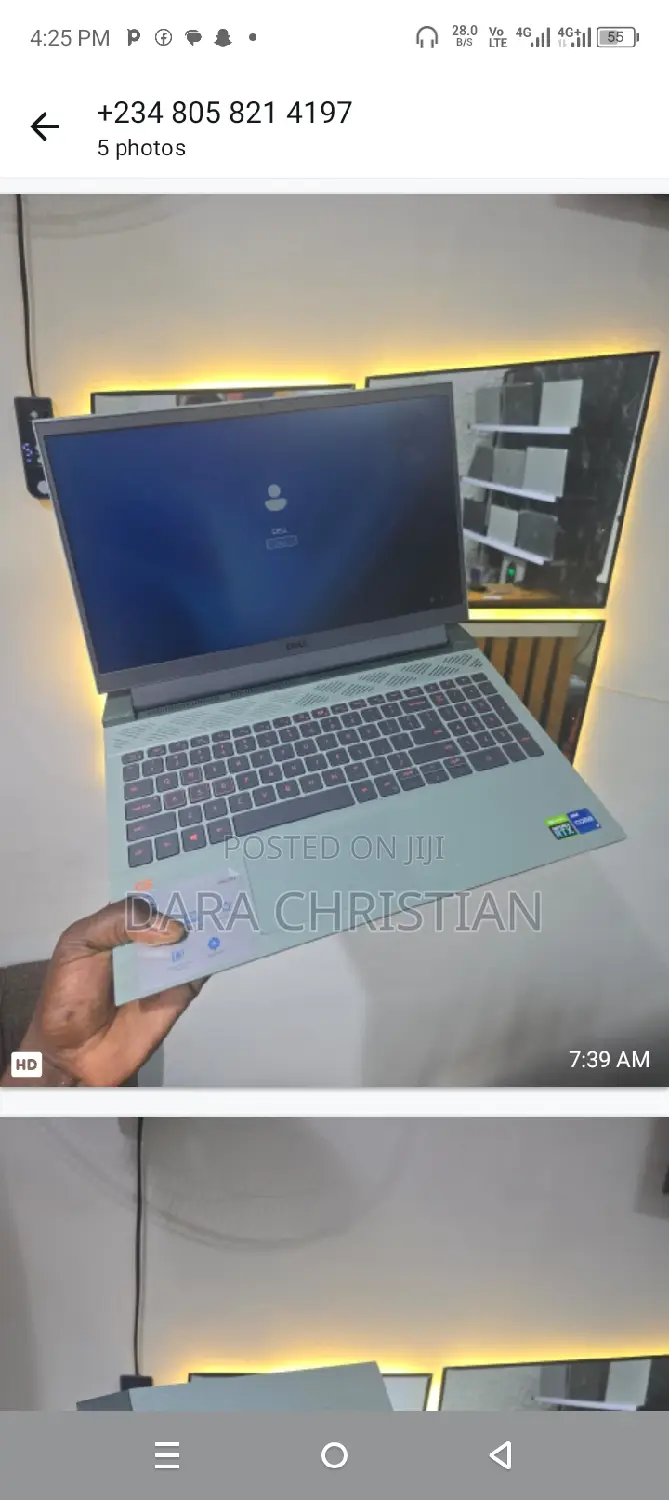 New Laptop Dell 16GB Intel Core I7 SSD 512GB