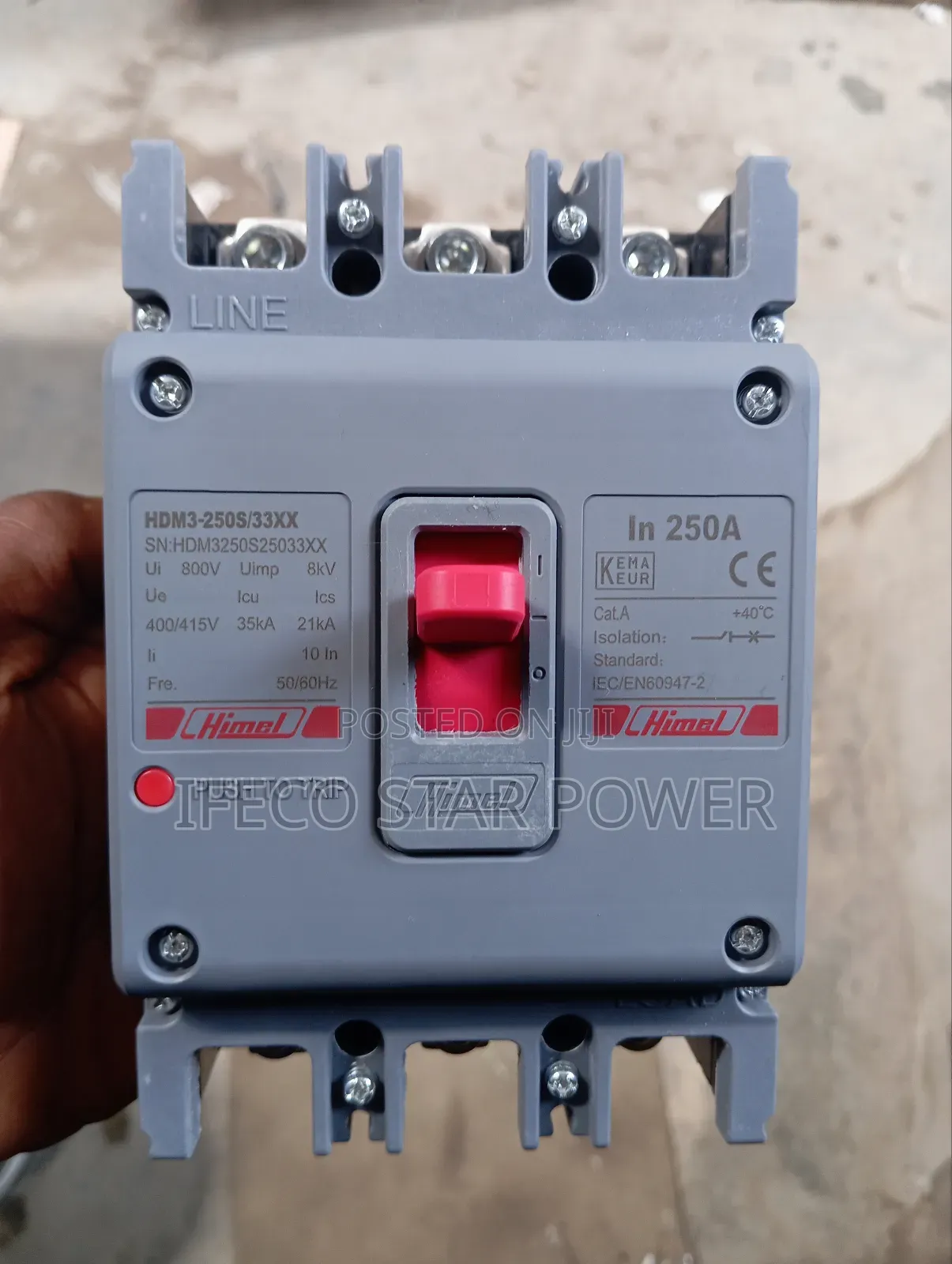Himel Breaker McCb 250a 3pole