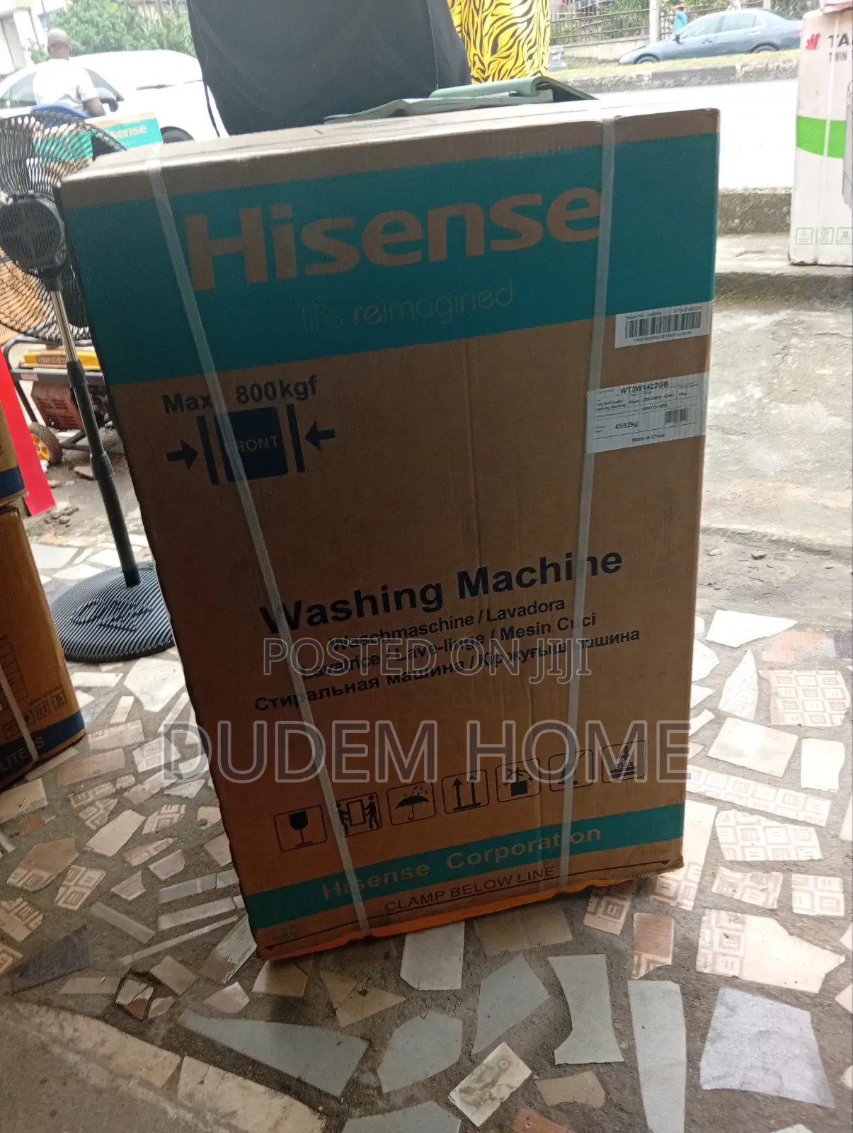 Hisense 14kg Automatic Washing Machine Up Loader