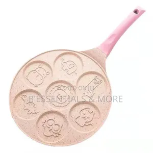 Seven-Hole Flat-Bottomed Non-Stick Frying Pan,