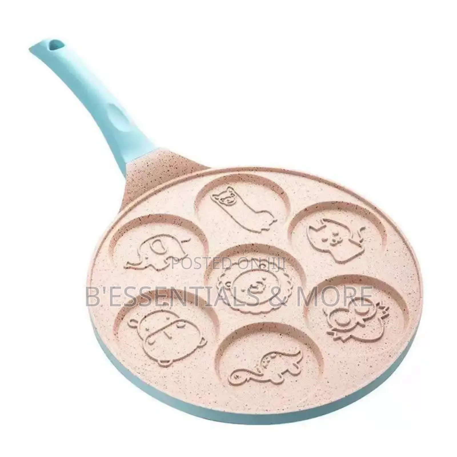 Seven-Hole Flat-Bottomed Non-Stick Frying Pan,