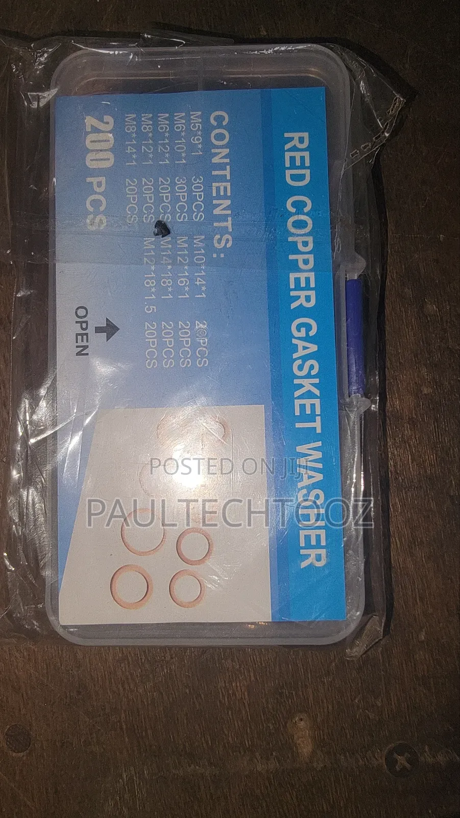 100% Copper Washer