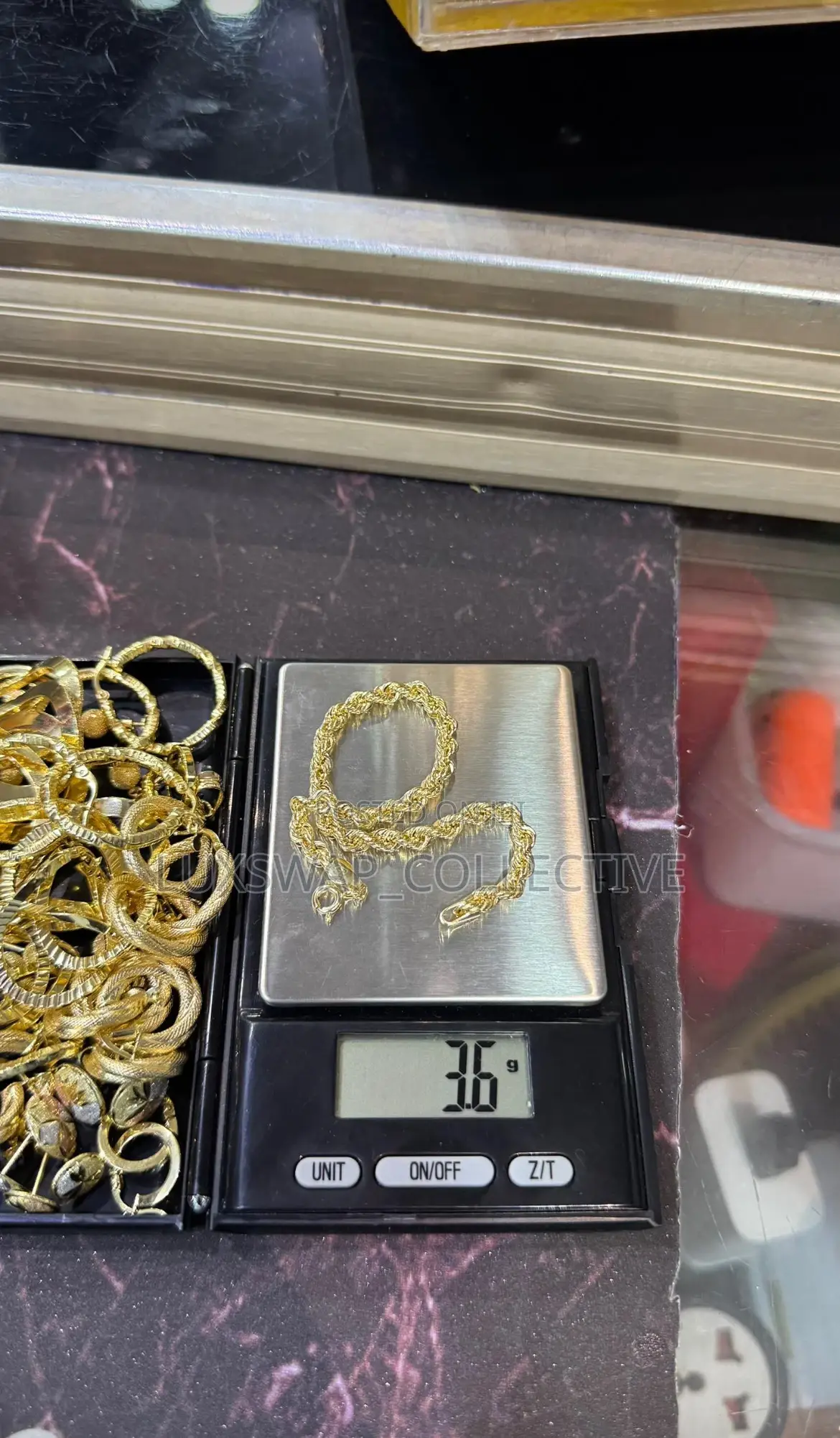 Tiny Gold Twist Hand Chain