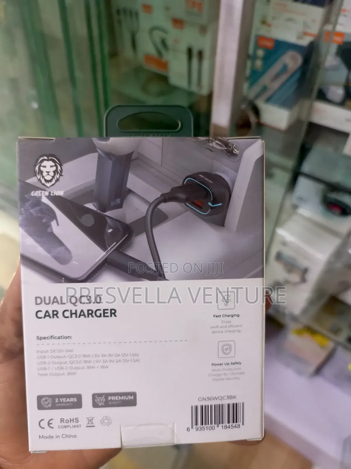 Green Lion Dual Port Car Charger