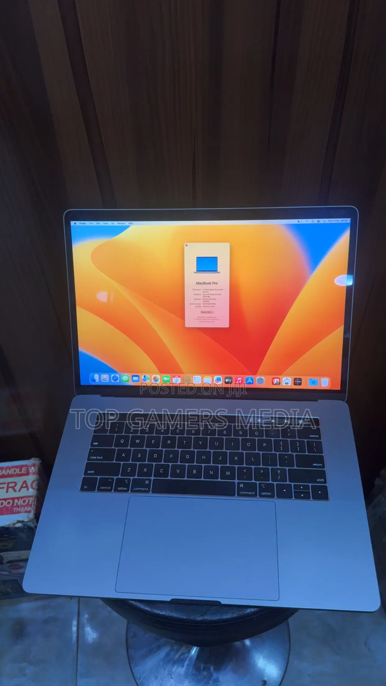 Laptop Apple MacBook Pro 2017 16GB Intel Core I7 SSD 1T
