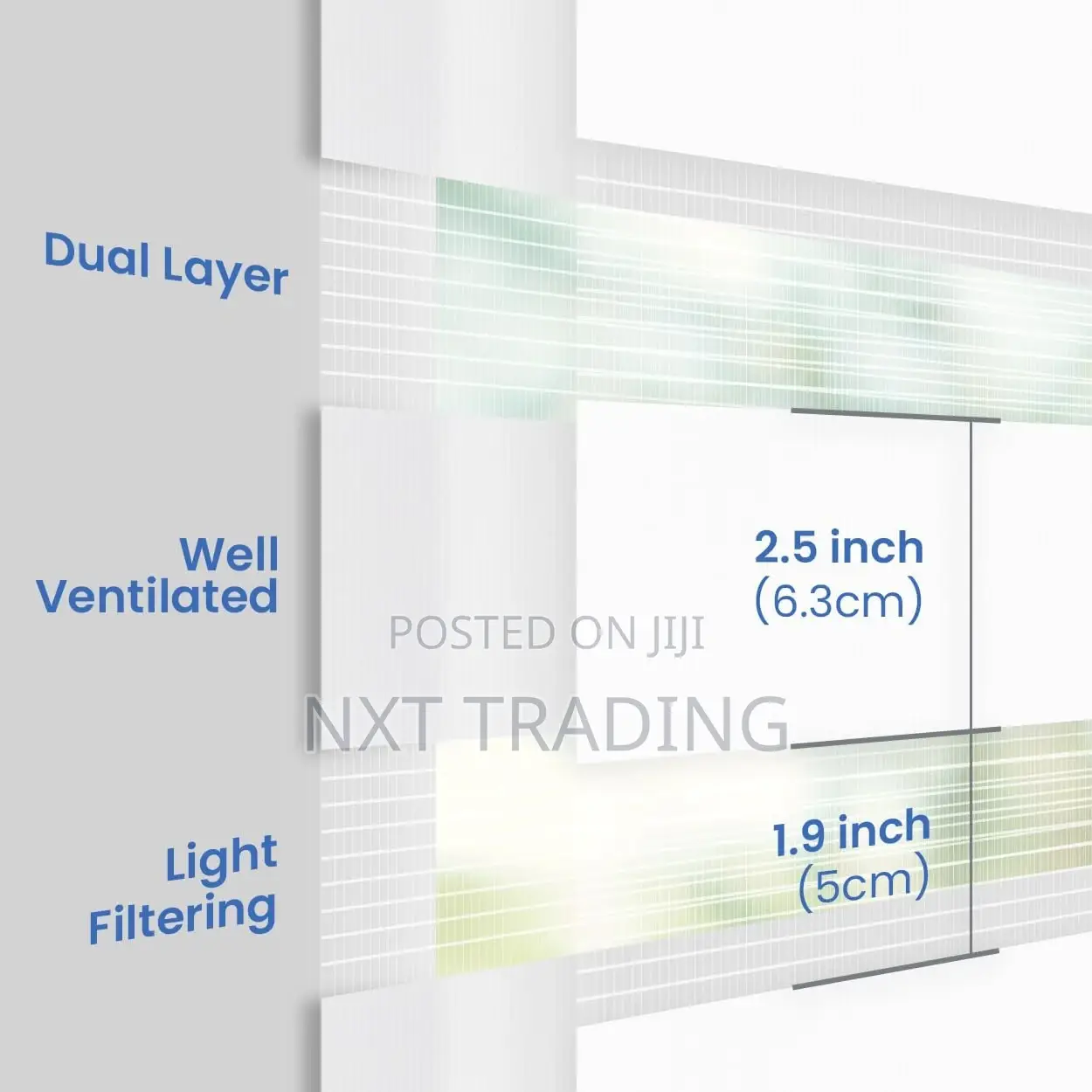 Foiresoft Zebra Blinds