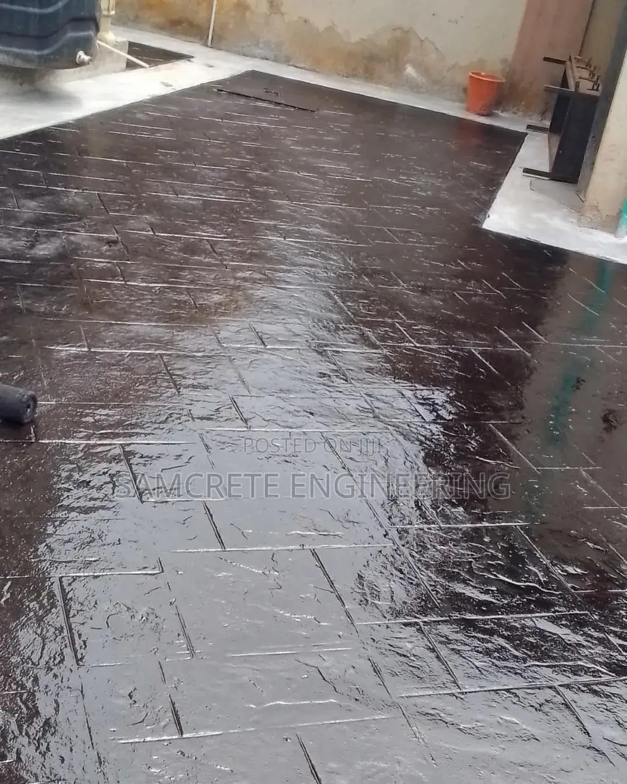 Stamped Concrete Floor