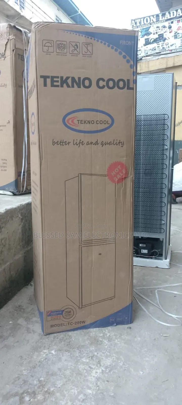 Tekno Cool Refrigerator 250 Litre Double Door Bottom Freezer > 2 Yrs