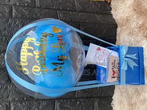 Empty Hot Air Balloon With Card